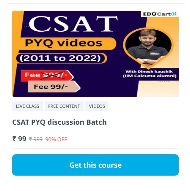 UPSC CSAT Online Coaching 2